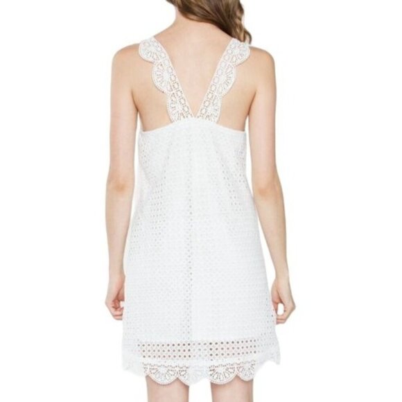 Sugarlips Brette White Crochet Dress, size L - Picture 3 of 15